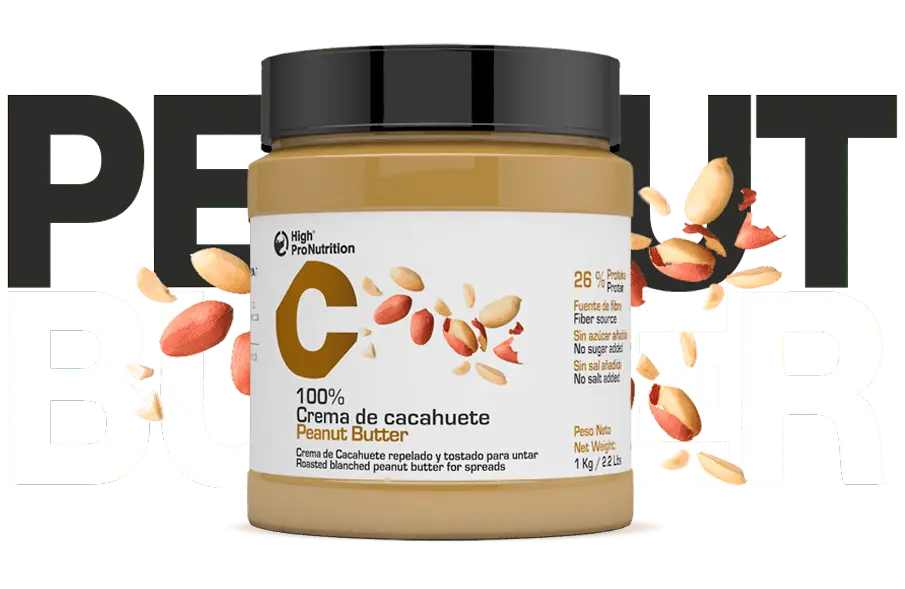 Imagen de un bote de crema de cacahuete
