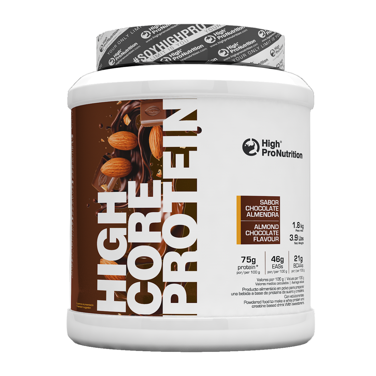 High Core Protein sabor chocolate almendra